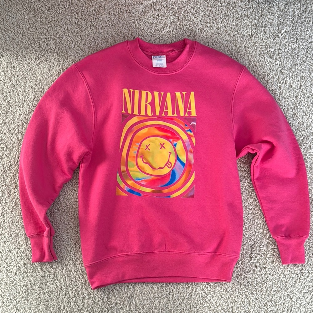 Nirvana Pink Sweatshirt